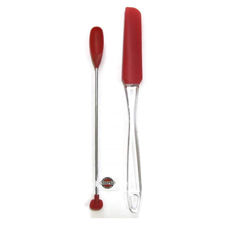 Norpro Silicone JAR/ICING SPATULA-RED