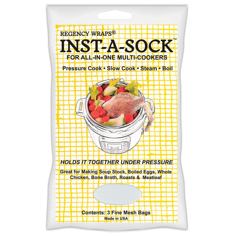 Regency Inst-A-Sock for All-In-One Multi-Cookers to Pressure, Slow Cook, Steam & Boil, Set of 3 - 1 Set