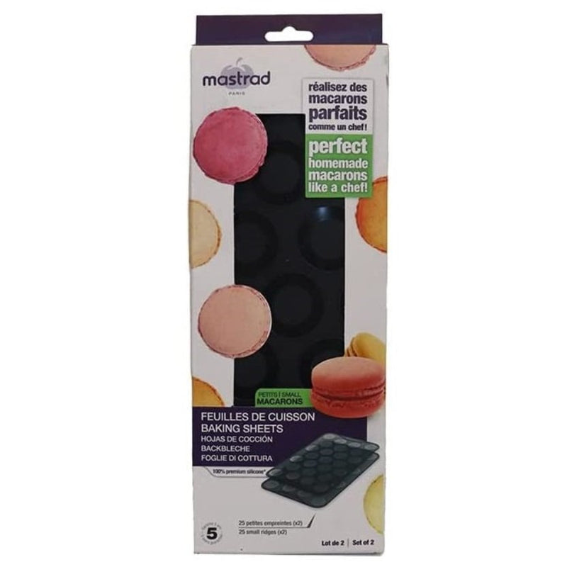 Mastrad Macaron Baking Sheet Set of 2 - Silicone Cookie Sheets