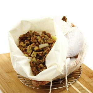 Norpro 10" x 17" Reusuable Washable Cloth Turkey Dressing Stuffing Bag