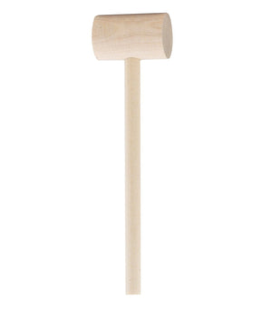 HIC 7.75-inch Wooded Crab Mallet - Easily Crack Open Crab and Lobster Shells