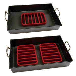 Norpro 9" x 6" Nonstick Silicone Rectangle Roast Rack and Trivet