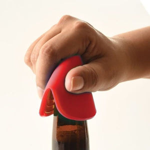 Norpro 3-in-1 Silicone Pinch Grips Set of 2 - Bottle Opener, Oven Rack Push / Pull & Mini Funnel