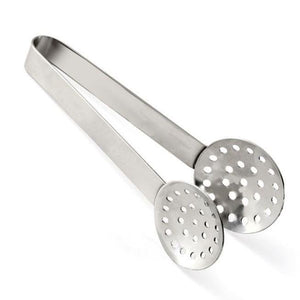 Norpro 6.25" Stainless Steel Round Tea Bag Squeezer Tongs