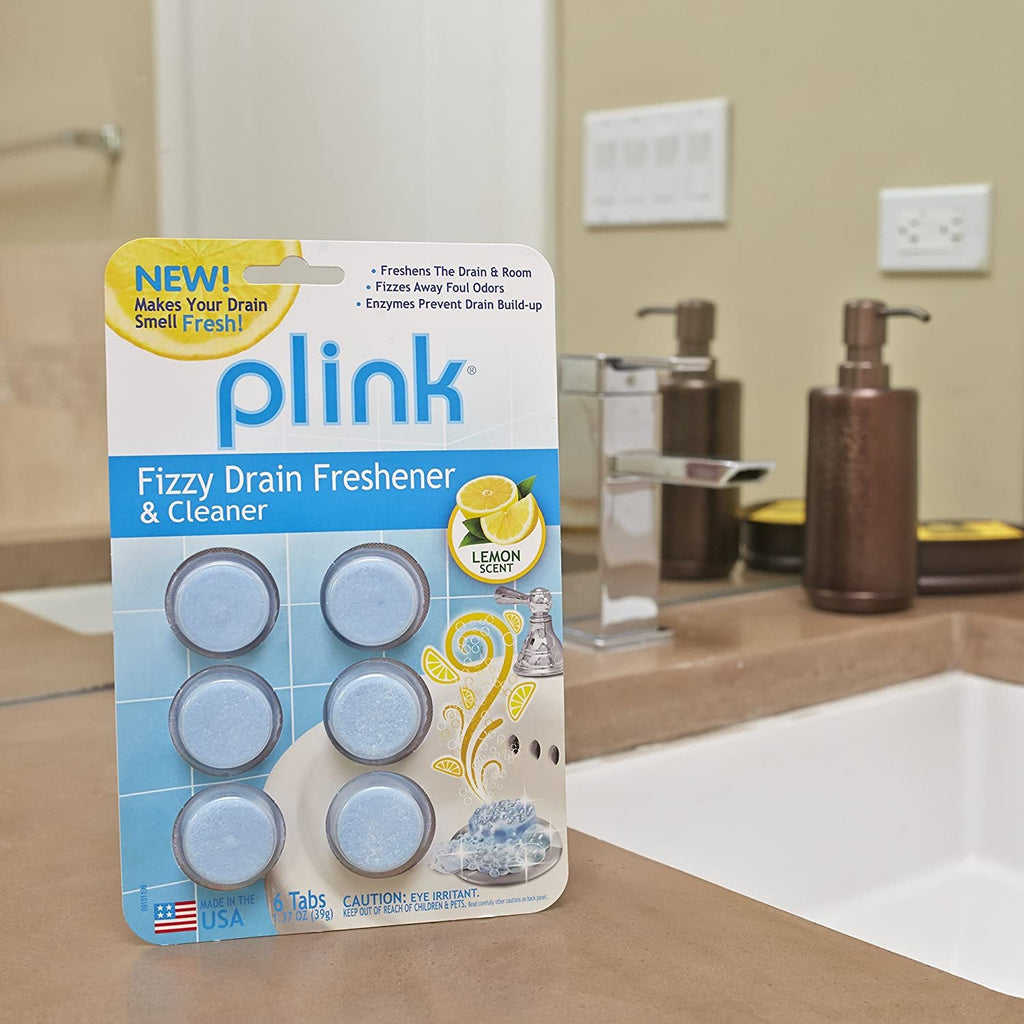 Plink Fizzy Drain Cleaner, Freshener, Deodorizer and Clog Preventer
