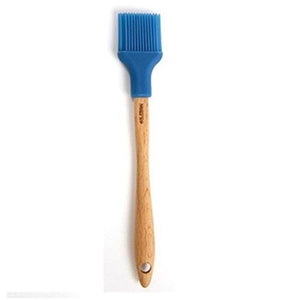 Norpro 7" Mini Heat-Resistant Silicone Basting Brush - For Pastry Glazes, Baking, Meat Sauces - Blue