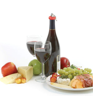 Norpro 3pc Bottle Stoppers Set - Cork Seals Glass Soda Pop & Wine Bottles Airtight