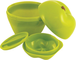Hutzler Apple & Dip To-Go Lunch Snack Storage Container