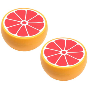 Hutzler 2pc Grapefruit Saver Keeper Storage Container Set - Keeps Fresh Longer