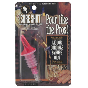 Sure Shot 3-Ball Precision Pour Measuring Liquor Pourer - Dispense Measured Pours of Liquor, Cordials, Syrups and Oils - Random Color