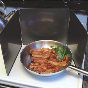 Norpro 3-Sided Nonstick Bacon Grease Cooking Splatter Screen Guard Shield