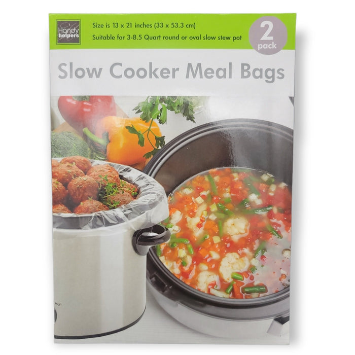 Handy Housewares Disposable Slow Cooker Liner Mess Saver Bags - Fits 3 to 8.5 Qt Round or Oval Pots