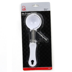 Chef Craft 8" Plastic Ice Cream Scoop with Trigger for Easy Release