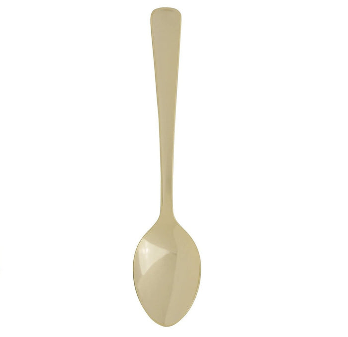 HIC 4.5" Gold Plated Demi Spoon - Great for Stirring Coffee Espresso Demitasse