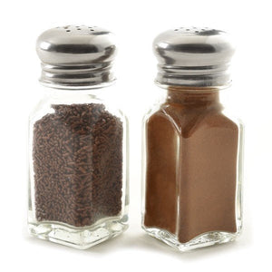 Norpro 3oz Classic Clear Glass Salt & Pepper Shaker with Stainless Steel Cap