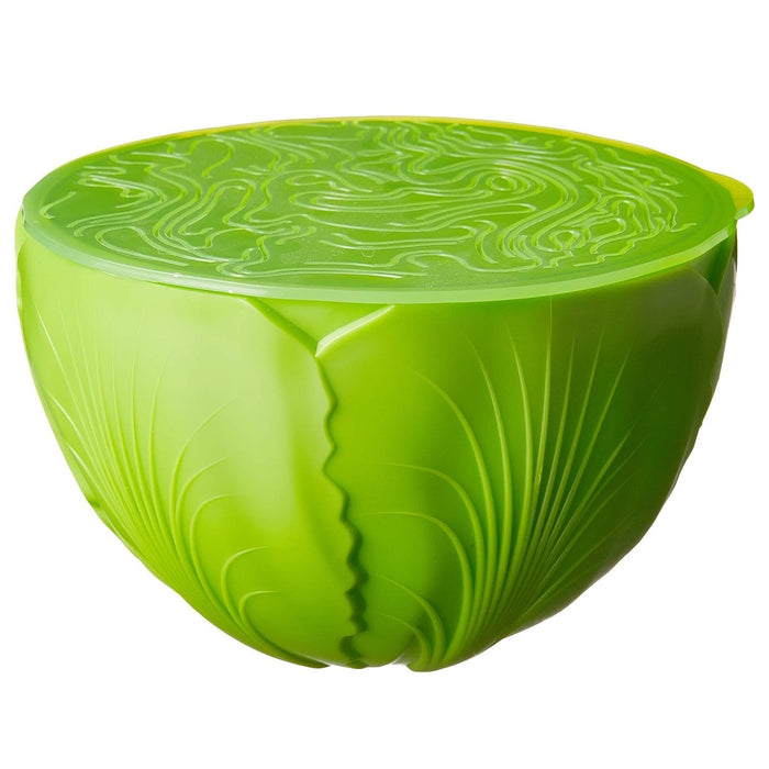 Hutzler Salad Saver Storage Bowl with Lid - Keeps Lettuce, Spinach & Kale Fresh Longer