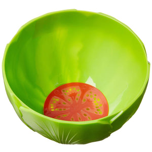 Hutzler Salad Saver Storage Bowl with Lid - Keeps Lettuce, Spinach & Kale Fresh Longer
