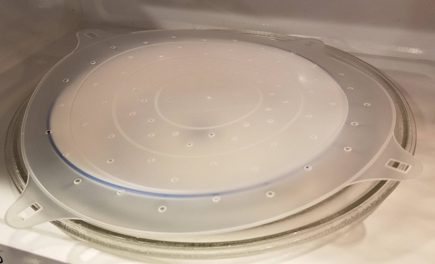 Handy Housewares 10 Round Vented Microwave Splatter Guard Food Bowl C