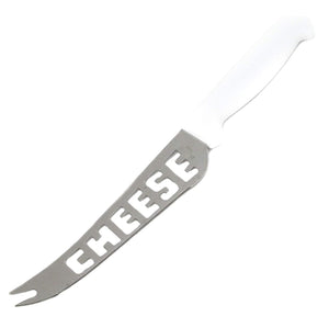 Chef Craft Serrated Stainless Steel Blade Cheese Knife with Pronged Serving Tip