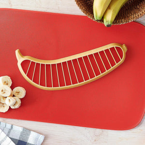 Hutzler Banana Slicer - Easy To Use Plastic Banana Fuit Cutter