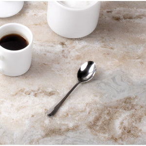 Fino 4.5" Simple Design Stainless Steel Demi Spoon - Stirring Coffee Espresso Demitasse
