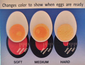 Handy Housewares Egg-Perfect Color Changing Egg Timer - Changes Color As The Egg Cooks, Soft and Hard Boiled Eggs Cooked Perfectly Every Time