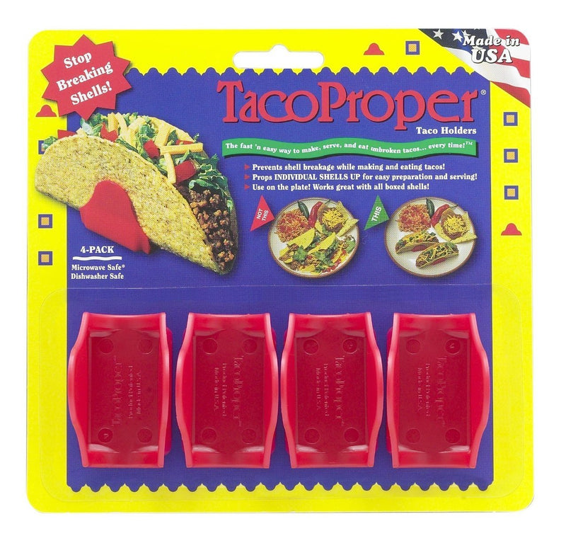 TacoProper Taco Shell Holders 4 Shell Stands Handy Housewares