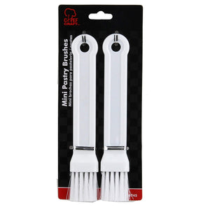 Chef Craft 2pc Mini Pastry Brush Set - Great for Sauces, Buttery Glazes and more