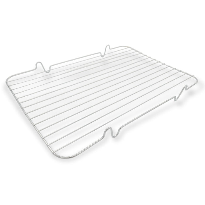Handy Housewares 10" x 14" Rectangle Metal Wire Stackable Cake Cooling Rack - Cools Down Pastries or Breads