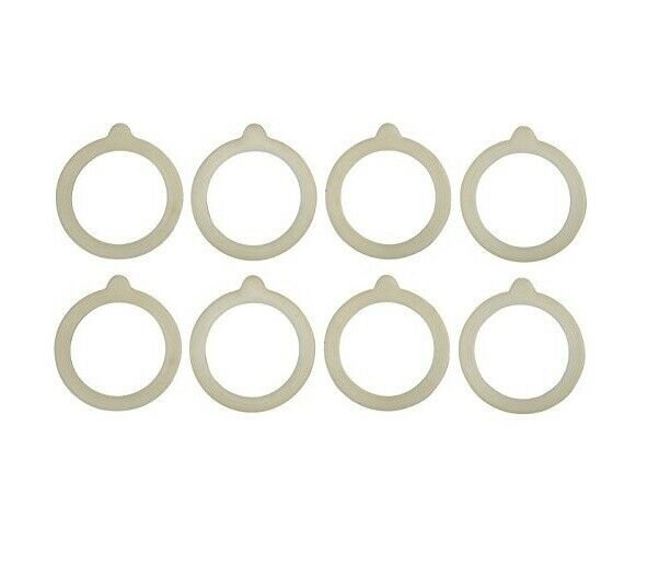 HIC Silicone Canning Jar Replacement Gasket Rings - 8 pack