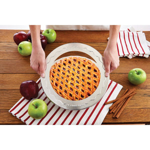 Mrs Anderson's 9" Pie Crust Protector Shield - Fits 8.5 & 9-Inch Pans, Prevents Burning