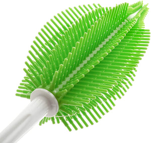 Norpro 14" Long Silicone Bottle Brush - Great for Cleaning Travel Cups and Baby Bottles