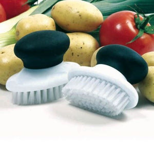 Norpro Grip-EZ Vegetable Brush - Nylon Bristle Potato Veggie Cleaning Scrubber