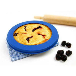 Norpro Reusable Silicone Pie Crust Shield - Fits Up To 10" - Prevents Burning & Spills