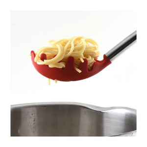 Norpro Heavy Duty Grip-EZ Stainless Steel Silicone Pasta Server Spaghetti Spoon