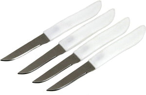 Chef Craft 4pc Stainless Steel Blade Paring Knives Set - Great for Cutting Fruits & Vegetables