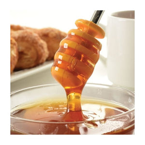 Norpro 6" Silicone Honey Dipper with Stainless Steel Handle