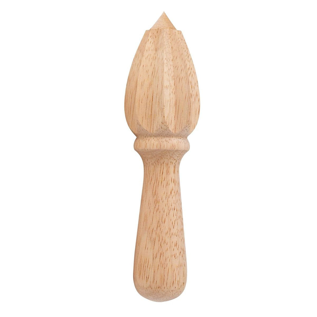 HIC 6" Wooden Citrus Juicer Reamer - Extracts Juice from Lemons, Limes and Other Citrus Fruits
