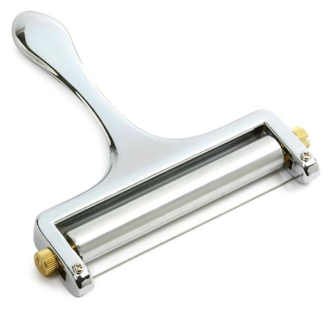 Norpro Heavy Duty Adjustable Cheese Slicer Stainless Steel Cutter with Extra Wire