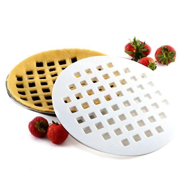 Norpro 9.75 Decorative Lattice Shape Pie Dough Top Crust Cutter – Handy  Housewares