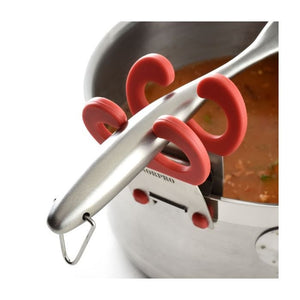 Norpro Grip-EZ Heat Resistant Silicone Spoon Utensil Handle Pot Clip
