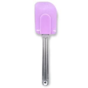 Handy Housewares 10" Long Flexible Silicone Head Spatula with Frosted Plastic Handle