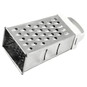 Chef Craft 6.75" Stainless Steel Pyramid Grater - 4 Different Graters In One - Coarse, Fine, Super Fine, Cheese Slicer