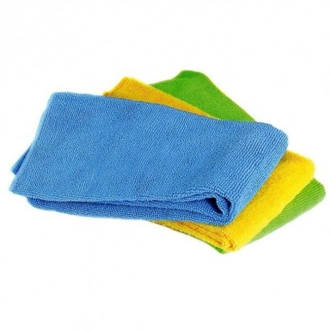 Norpro 3pc Washable Reusable Microfiber No Scratch Cleaning Cloths Towel Set