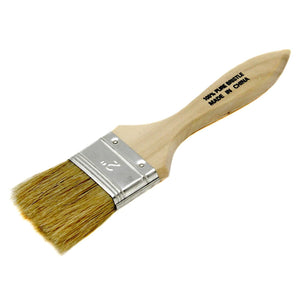Chef Craft 2" Wide Natural Bristles Basting / Pastry Brush with Wooden Handle