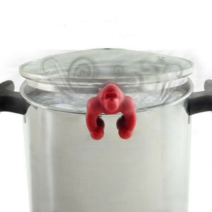 Norpro Ape Escape Silicone Pot Lid Vent - Helps Prevent Boil Over! Grey