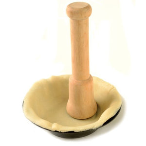 Norpro 6" Solid Wood Double Sided Pastry Tart Tamper