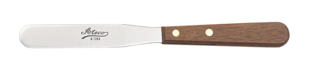 Ateco 4.25" Wooden Handle Stainless Steel Blade Icing Spatula