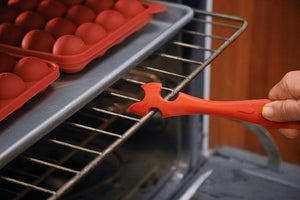 Norpro Heat Resistant Silicone Oven Rack Push & Pull Stick - Cooking Safety Tool