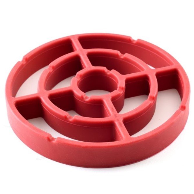 Norpro Round Nonstick Silicone Roast Rack / Trivet - Healthy Cooking & Roasting